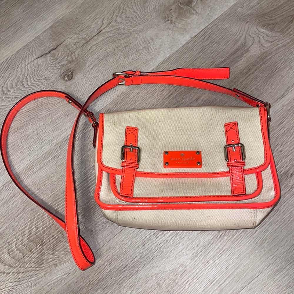 Kate spade neon crossbody bag